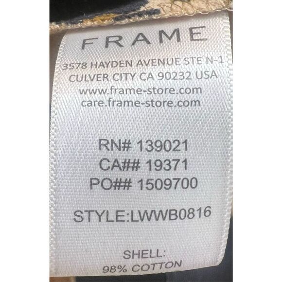 FRAME Mini Boot Cheetah-Print Velvet Pants NWT Size 4 - Picture 12 of 13